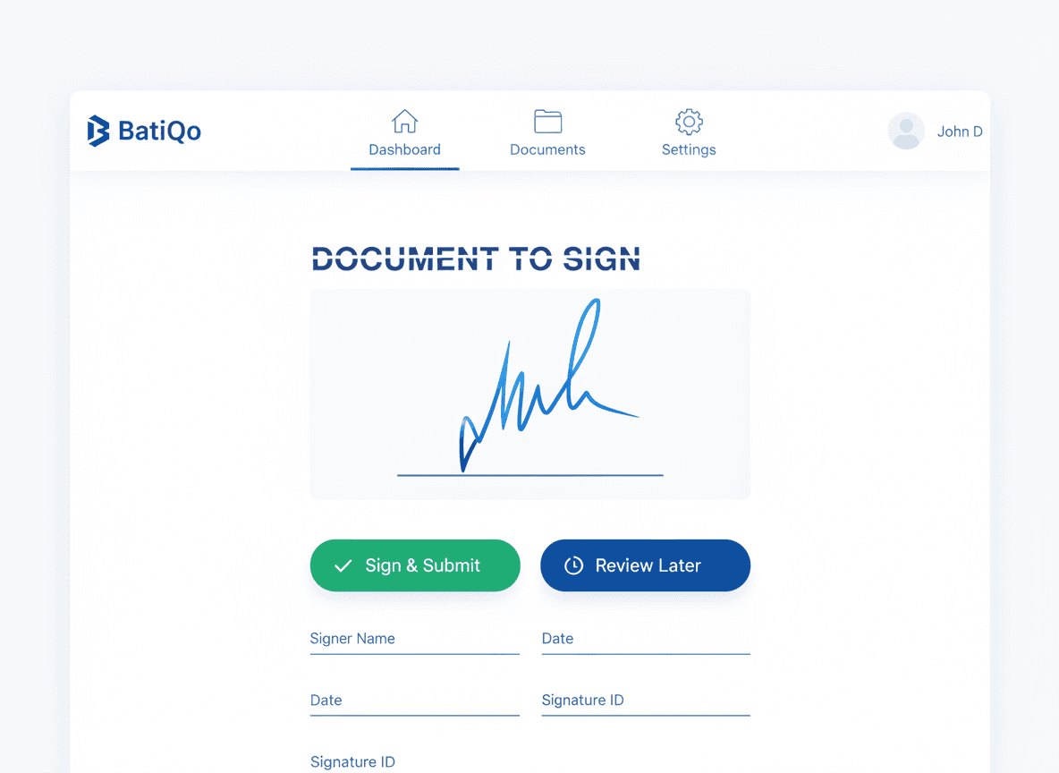 Signature électronique